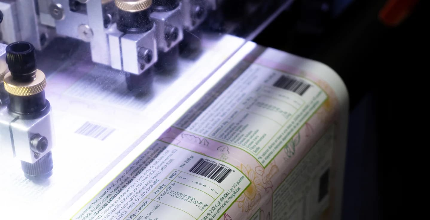 Máquina de impresión de etiquetas